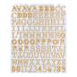 Preview: Spellbinders Sticker "Gold Puffy Alphabet " 