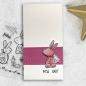 Preview: Polkadoodles  -Stempel - " All is Calm Winter Rabbits  " - Clear Stamp-Set