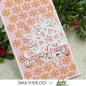 Preview: Picket Fence Studios - Slim Line Stencil - " Slim Line Snowball Fight " - Schablone