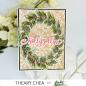 Preview: Picket Fence Studios - Clear Stamp - " Welcome Winter Wreath " - Stempel 