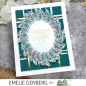 Preview: Picket Fence Studios - Clear Stamp - " Welcome Winter Wreath " - Stempel 