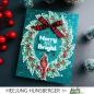 Preview: Picket Fence Studios - Clear Stamp - " Welcome Winter Wreath " - Stempel 