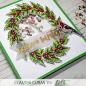 Preview: Picket Fence Studios - Dies - "Welcome Winter Wreath " - Stanze 