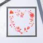 Preview: Sizzix Layered Stencil -  Heart Wreath  - Schablone