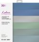 Preview: Crafters Companion - Frosted Blues - 12" Pearlescent  Paper Pack - Perlenglanzkarton 