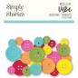 Preview: Simple Stories - Embellishments -  Color Vibe Buttons Brights  - Knöpfe