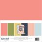 Preview: Echo Park- Coordinating Solids Paper 12x12" - "Day In The Life No. 2" - Cardstock