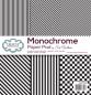 Preview: Creative Expressions - Paper Pack 8x8 Inch - Monochrome Stripes 