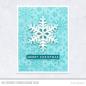 Preview: My Favorite Things "Snowflake Flurry" 6x6" Background Cling Stamp