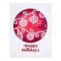 Preview: Spellbinders Hotfoil Plate - Joyful Christmas Sentiments Glimmer