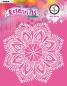 Preview: Art By Marlene - Essentials Mask - "  Floral Mandala  " - Stencil - Schablone