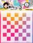 Preview: Art By Marlene - Mixed-Up Collection Mask - "  Chesboard Madness  " - Stencil - Schablone