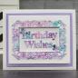 Preview: Creative Expressions - Craft Dies -  Block Sentiments Birthday Wishes  - Stanze