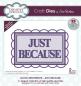 Preview: Creative Expressions - Craft Dies -  Block Sentiments Just Because - Stanze