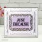 Preview: Creative Expressions - Craft Dies -  Block Sentiments Just Because - Stanze