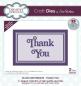 Preview: Creative Expressions - Craft Dies -  Block Sentiments Thank You  - Stanze