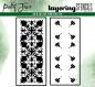 Preview: Picket Fence Studios - Slim Line Stencil - Layering Stencil -  "Fancy Table" - Schablone