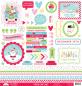 Preview: Doodlebug Design "Candy Cane Lane " 12" Paper Pack  - Designpapier 