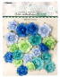 Preview: Studio Light - Paper Flowers - Blues & Greens - Papierblumen