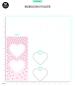 Preview: Creative Craft Lab - Studio Light - Embossingfolder Slimline - Hearts - Prägefolder