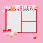 Preview: Simple Stories - Die Cuts Cardstock - "Heart Eyes " - Stanzteile