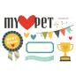 Preview: Simple Stories - Die Cuts Cardstock - "Pet Shoppe " - Stanzteile