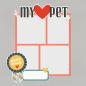 Preview: Simple Stories - Die Cuts Cardstock - "Pet Shoppe " - Stanzteile