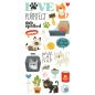 Preview: Simple Stories - Foam Stickers - Pet Shoppe Cat - Aufkleber