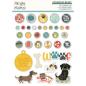 Preview: Simple Stories - Decorative Brads - Pet Shoppe Dog  