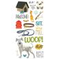 Preview: Simple Stories - Pet Shoppe Dog  - Foam Stickers 