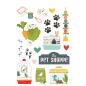 Preview: Simple Stories - Sticker Book - Pet Shoppe  - Aufkleber