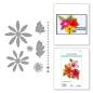 Preview: Spellbinders - Die Cuts - "Gerber Daisy and Ladybugs Etched Dies" - Stanzteile