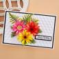 Preview: Spellbinders - Die Cuts - "Gerber Daisy and Ladybugs Etched Dies" - Stanzteile