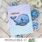 Preview: Picket Fence Studios - Embellishment -  Sea of Dolphins - Streuteile 