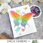 Preview: Picket Fence Studios - Stanzschablone "Wander Butterfly" Dies 4,27 x 3,52 Inch