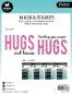 Preview: Studio Light - Schablone & Stempel "Hugs Sentiments " Stencil & Clear Stamps