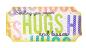 Preview: Studio Light - Schablone & Stempel "Hugs Sentiments " Stencil & Clear Stamps