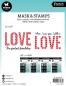 Preview: Studio Light - Schablone & Stempel "Love Sentiments" Stencil & Clear Stamps