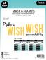 Preview: Studio Light - Schablone & Stempel "Wish Sentiments" Stencil & Clear Stamps