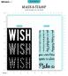 Preview: Studio Light - Schablone & Stempel "Wish Sentiments" Stencil & Clear Stamps