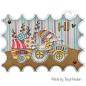 Preview: Nellie's Choice - Stempel "Easter Gnom on Tractor" Clear Stamps Nellie´s Cuties 