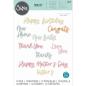 Preview: Sizzix - Stanzschablone "Variety Sentiments" Thinlits Craft Dies