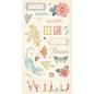 Preview: Simple Stories - Aufkleber "Wildflower" Chipboard Sticker 