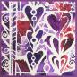 Preview: The Crafters Workshop - Schablone 6x6 Inch "Connected Hearts" Stencil