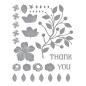 Preview: Spellbinders - Stanzschablone "Four Petal Thank You Floral" Dies