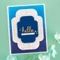 Preview: Spellbinders - Glimmer Hot Foil Plate "Four Petal Scroll Label"