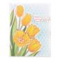 Preview: Spellbinders - Glimmer Hot Foil Plate "Wonderful Tulips"