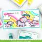 Preview: Lawn Fawn - Schablone "Corner Rainbow" Stencil