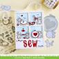 Preview: Lawn Fawn - Designpapier "What's Sewing On?" Paper Pad 6x6 Inch - 36 Bogen