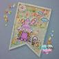 Preview: Carlijn Design - Stempel "Gnome Baby & Easter " Clear Stamp 